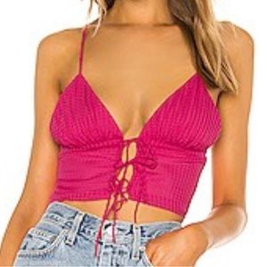 NBD Cecilia Cami Top in Fuchsia